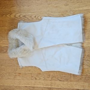 J.Lo faux fur reversible vest